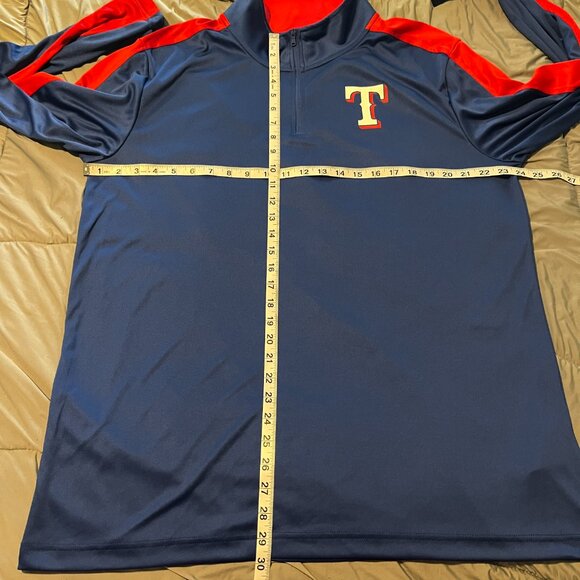 NEW Men's Texas Rangers Pullover Top Med, Large, XL NWT - Picture 7 of 11